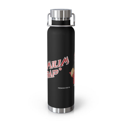 Premium Crap Stainless Steel Water Bottle, Standard Lid