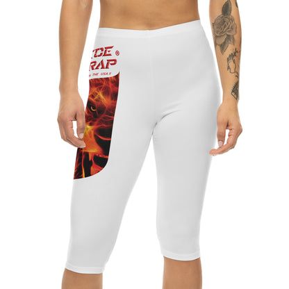 A Piece Of Crap Capri-Cious Leggings - White