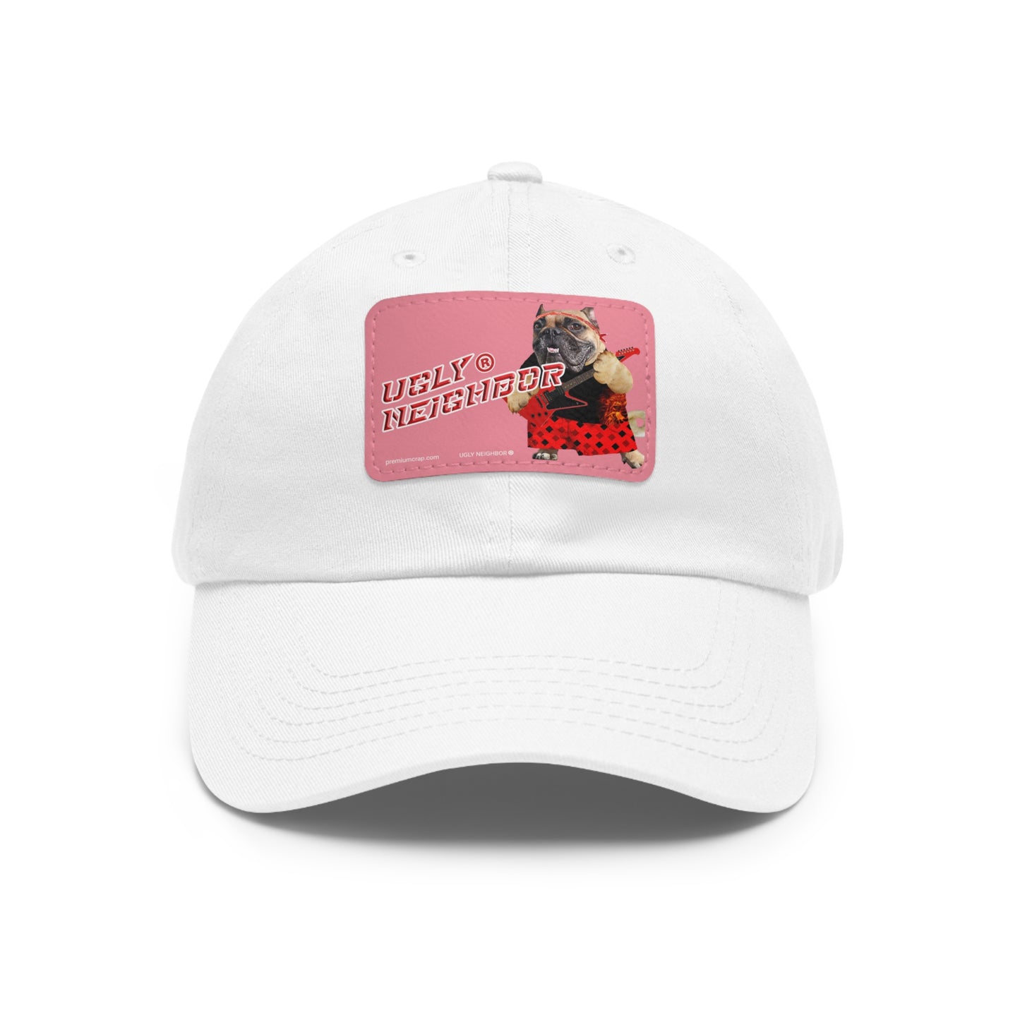 Ugly Neighbor II Dad Hat with Leather Patch (Rectangle)