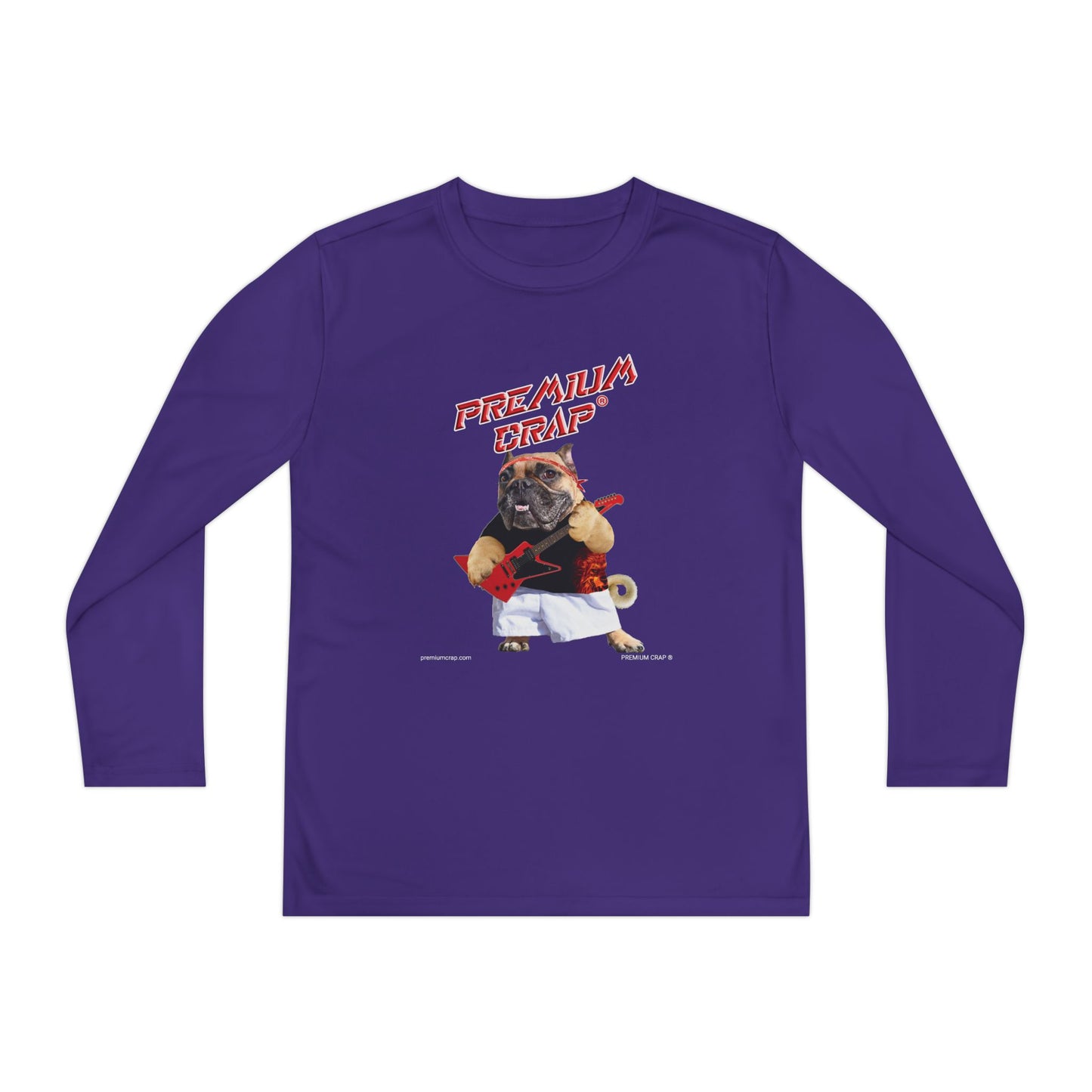 Premium Crap Youth Long Sleeve Competitor Tee