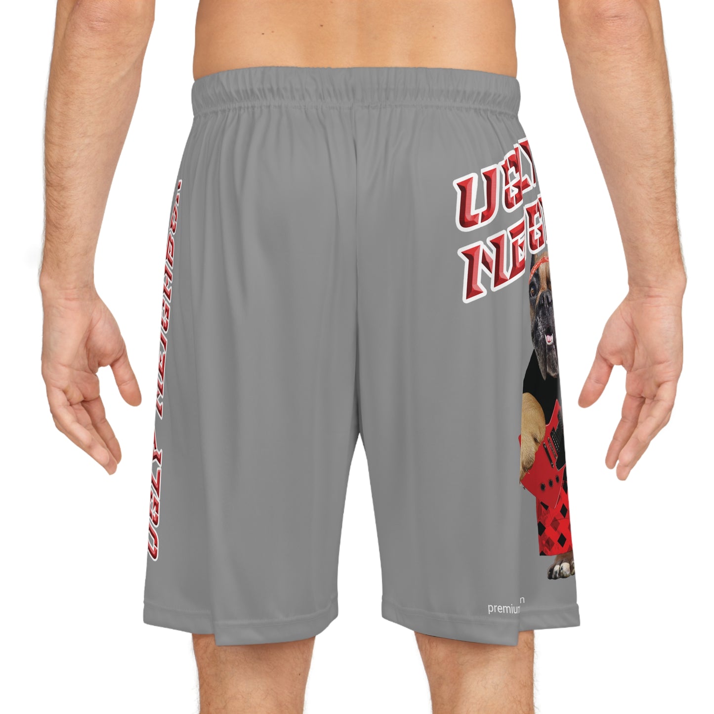 Ugly Neighbor II Basketball Shorts - Grey