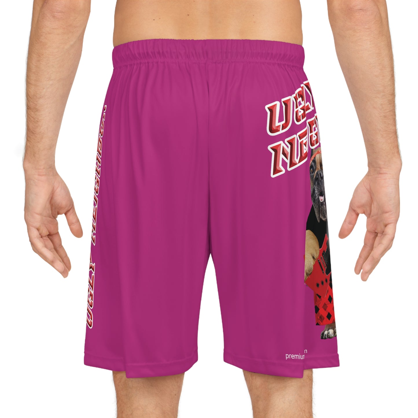 Ugly Neighbor II Basketball Shorts - Pink