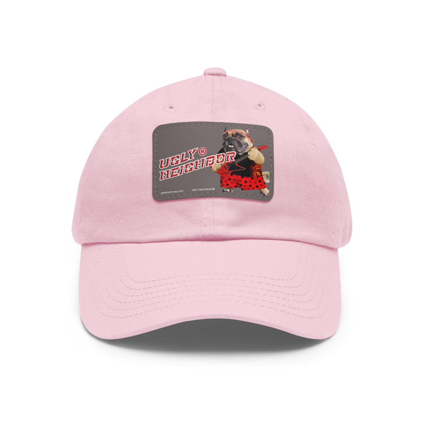 Ugly Neighbor II Dad Hat with Leather Patch (Rectangle)