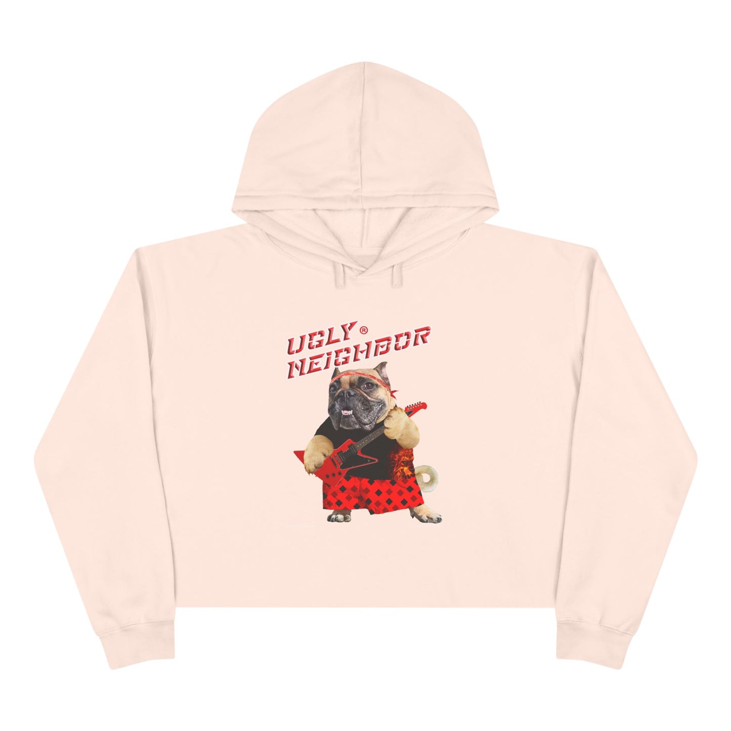 Ugly Neighbor Cropped Hoodie