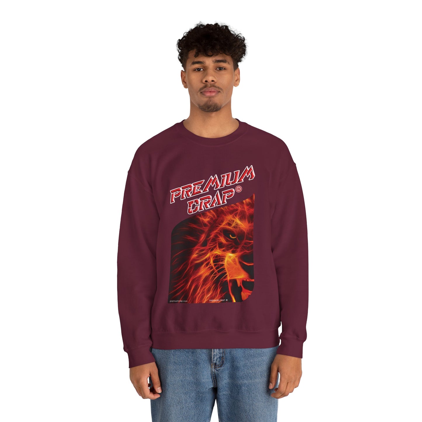 Premium Crap Men's Heavy Blend Crewneck Sweatshirt