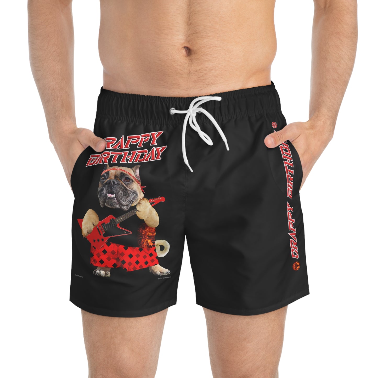 Crappy Birthday II Swim Trunks