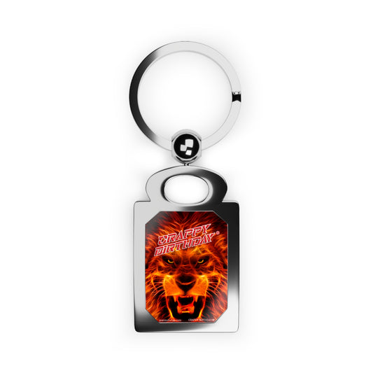 Crappy Birthday Rectangle Photo Keyring
