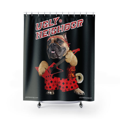 Ugly Neighbor II Shower Curtains