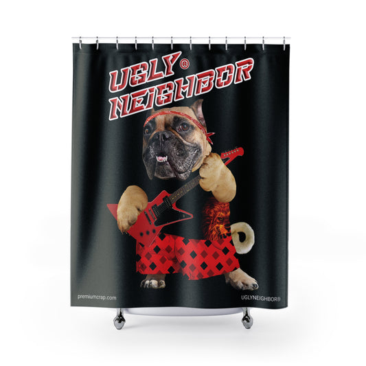 Ugly Neighbor II Shower Curtains