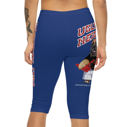 Ugly Neighbor Capri-Cious Leggings - Dark Blue