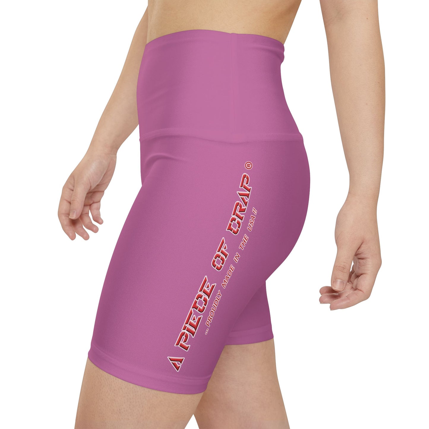 A Piece Of Crap II Women's Workout Shorts - Light Pink