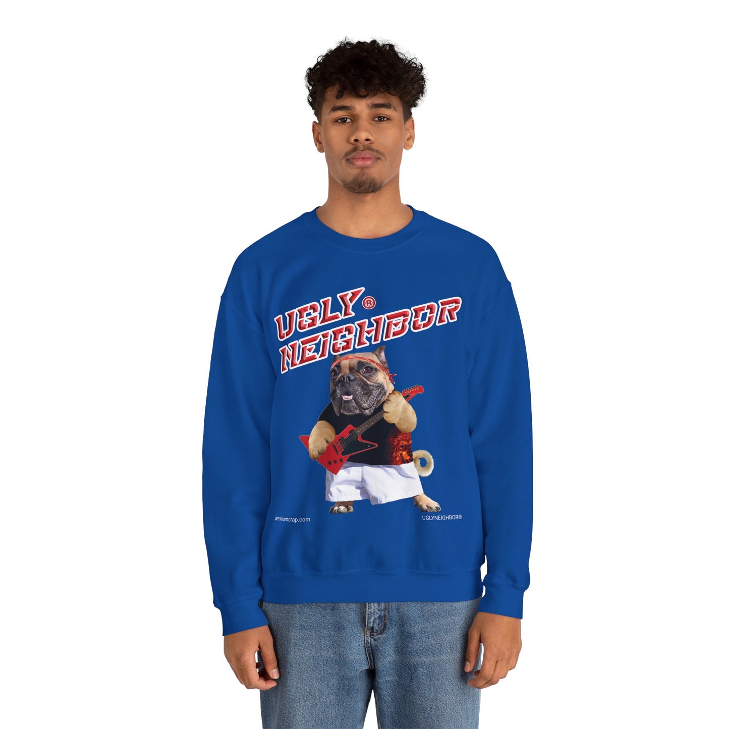 Ugly Neighbor Men's Heavy Blend Crewneck Sweatshirt