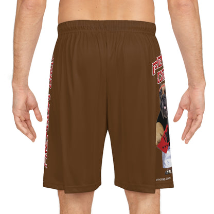 Premium Crap Basketball Shorts - Brown