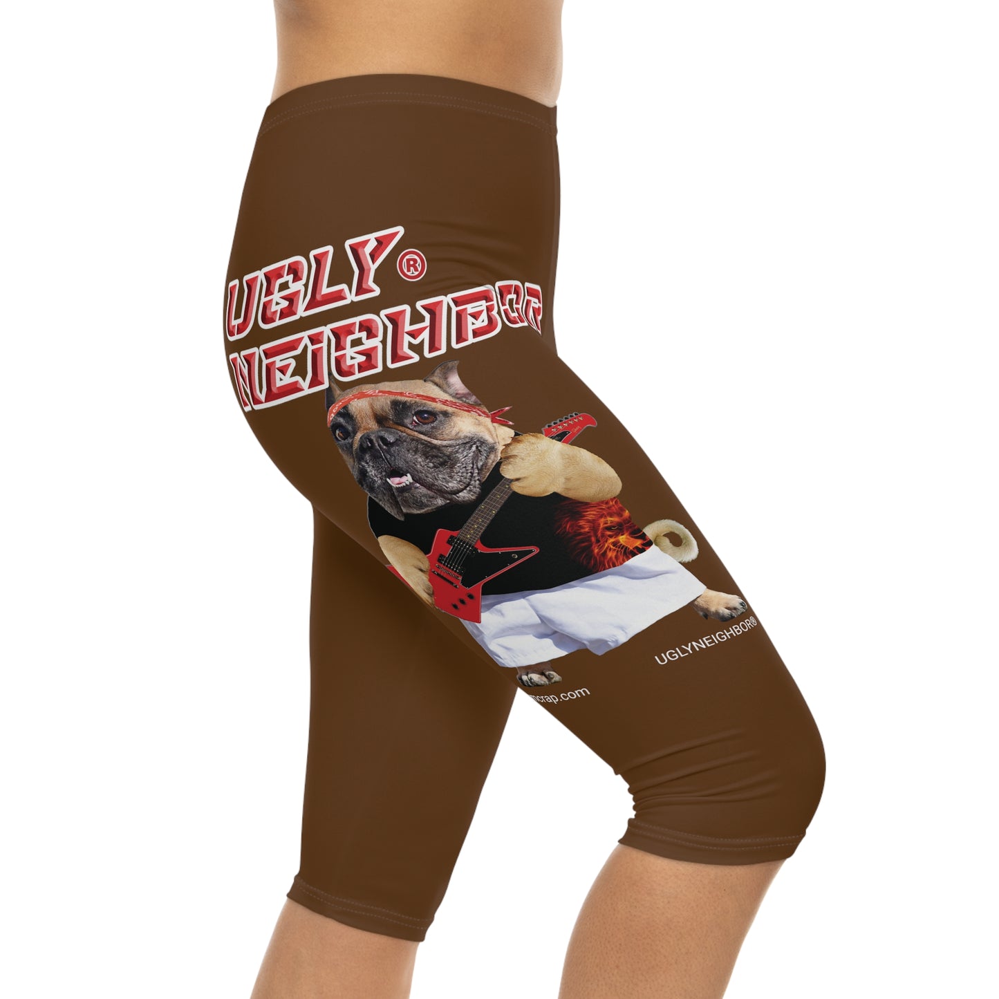 Ugly Neighbor Capri-Cious Leggings - Brown