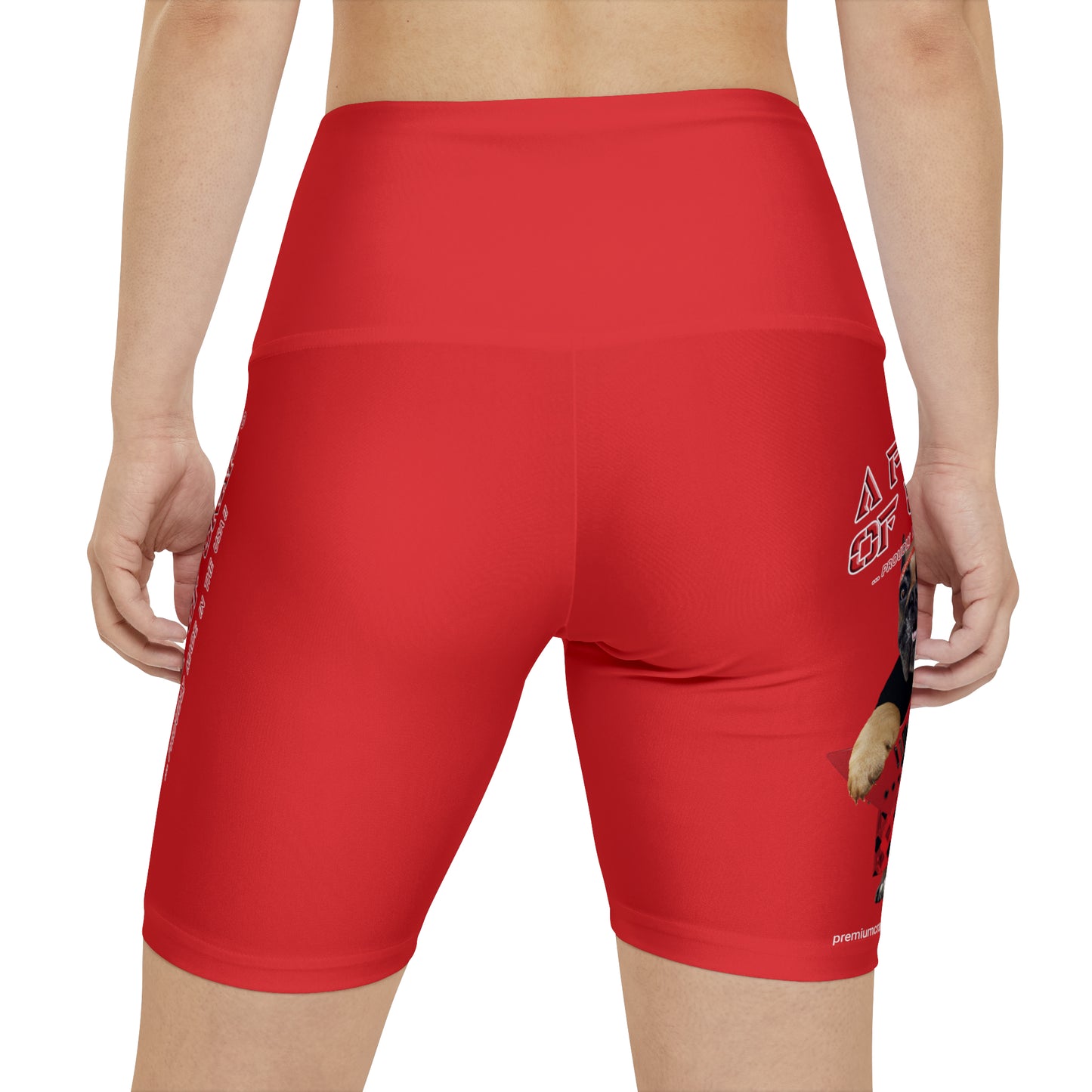 A Piece Of Crap II Women's Workout Shorts - Red