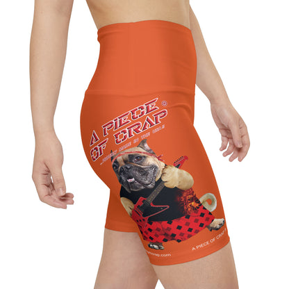 A Piece Of Crap II Women's Workout Shorts - Orange