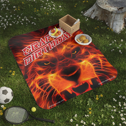 Crappy Birthday Picnic Blanket