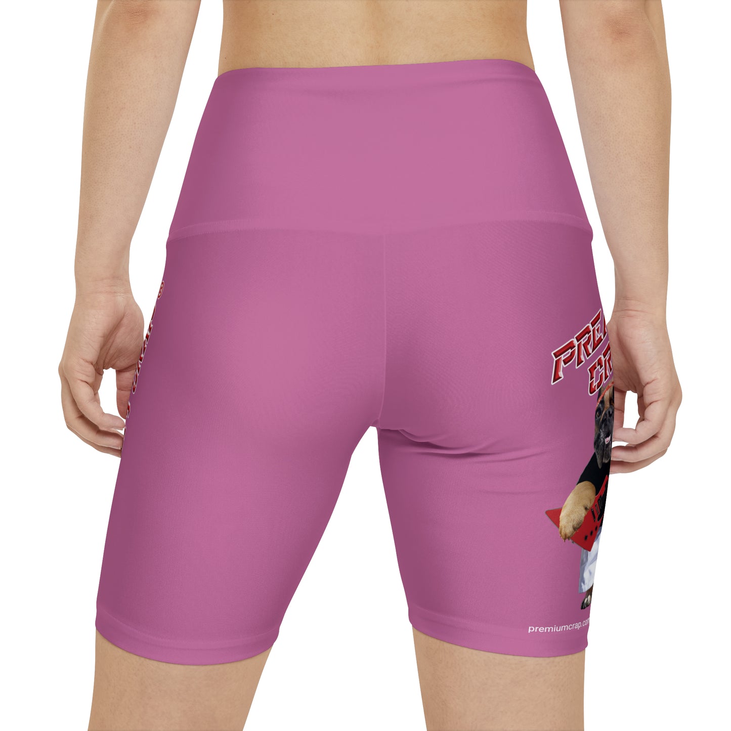 Premium Crap Workout Shorts  - Light Pink