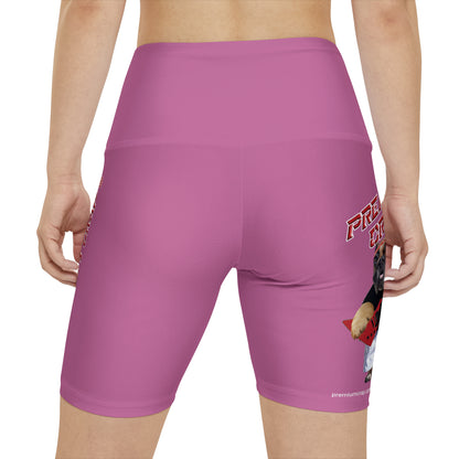 Premium Crap Workout Shorts  - Light Pink