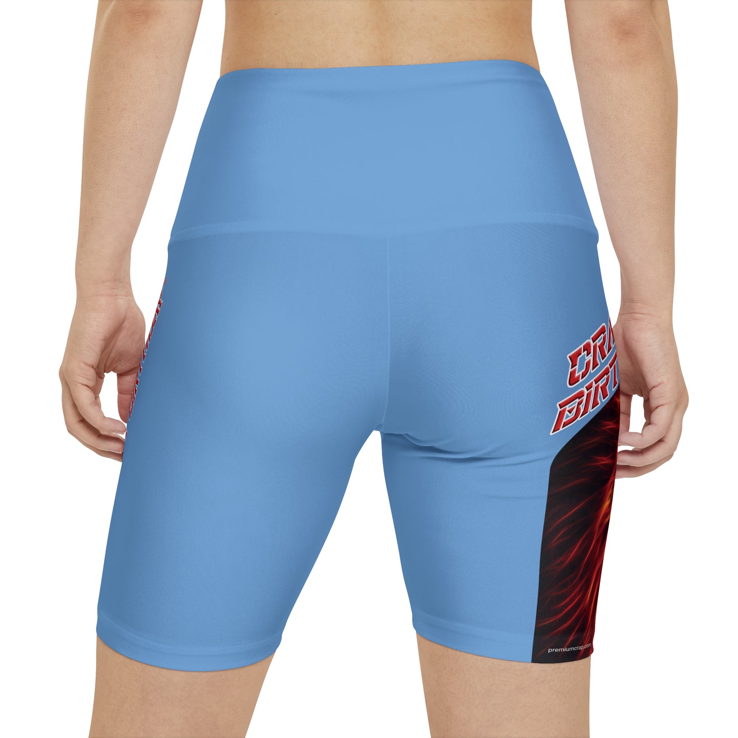 Crappy Birthday WorkoutWit Shorts - Light Blue