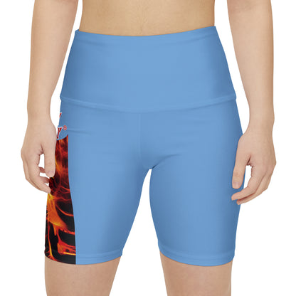 Crappy Birthday WorkoutWit Shorts - Light Blue