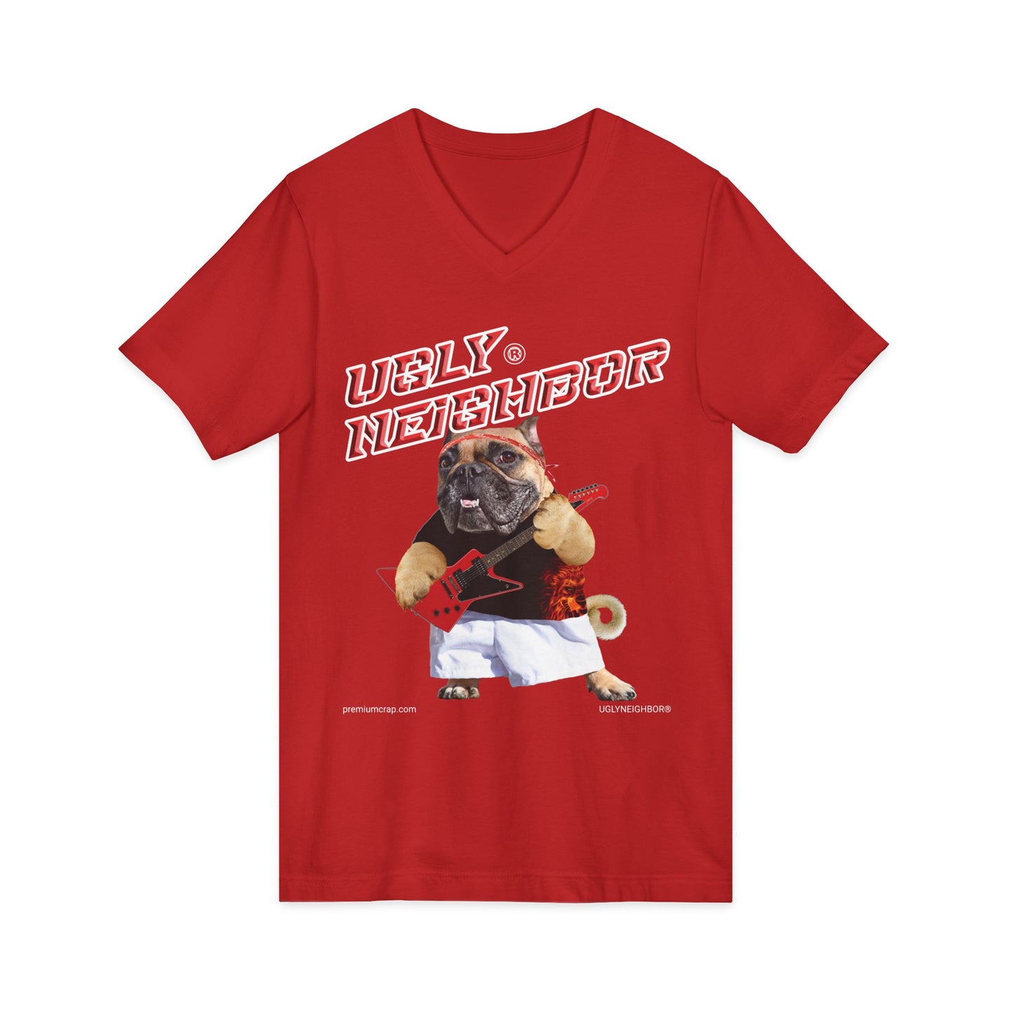 Ugly Neighbor Jersey Short Sleeve V-Neck Tee