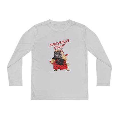 Premium Crap II Youth Long Sleeve Competitor Tee