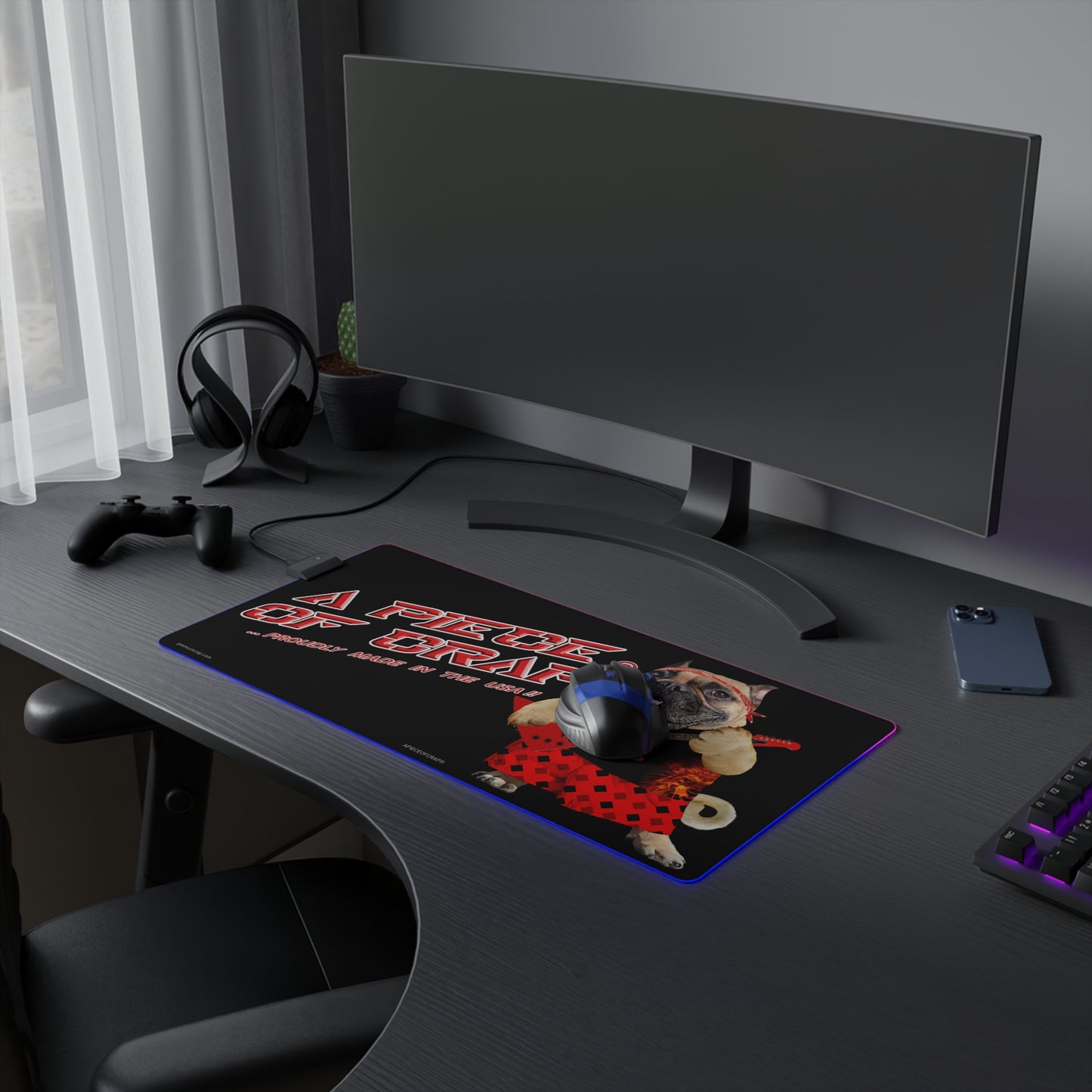 A Piece of Crap II LED Gaming Mouse Pad