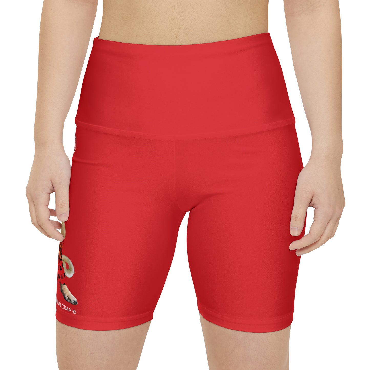 Premium Crap II Women's Workout Shorts  - Red