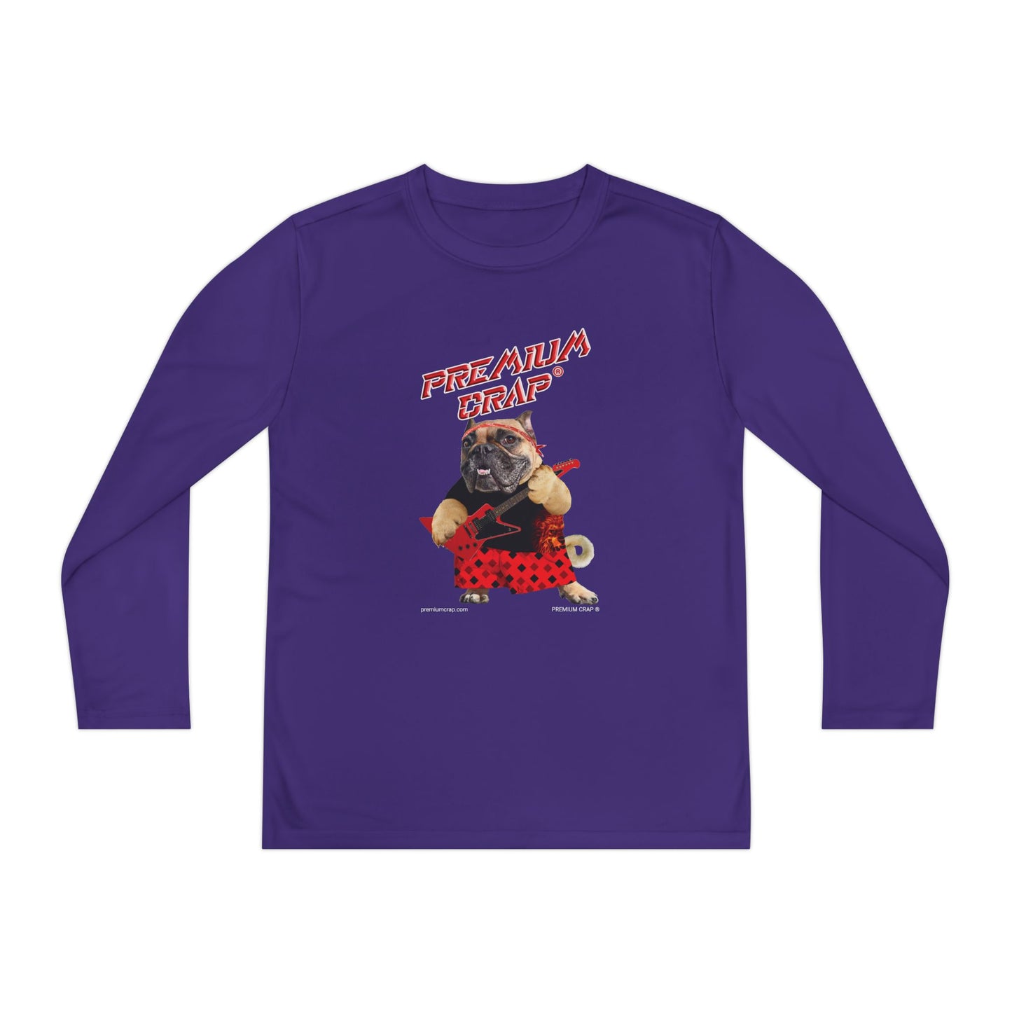 Premium Crap II Youth Long Sleeve Competitor Tee