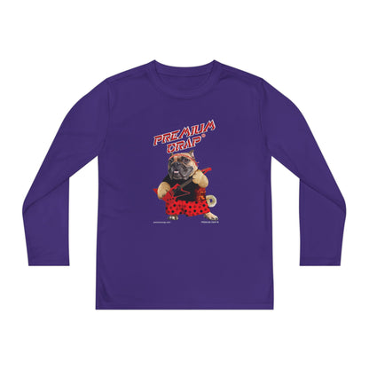 Premium Crap II Youth Long Sleeve Competitor Tee