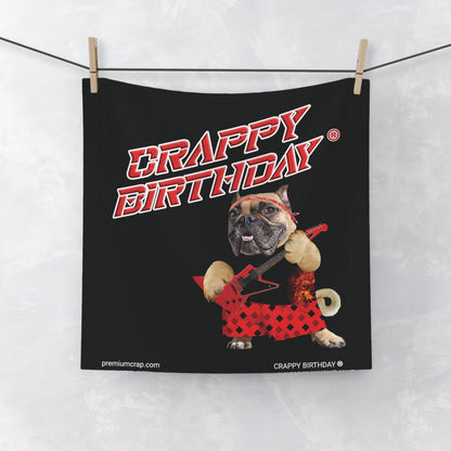 Crappy Birthday II Face Towel