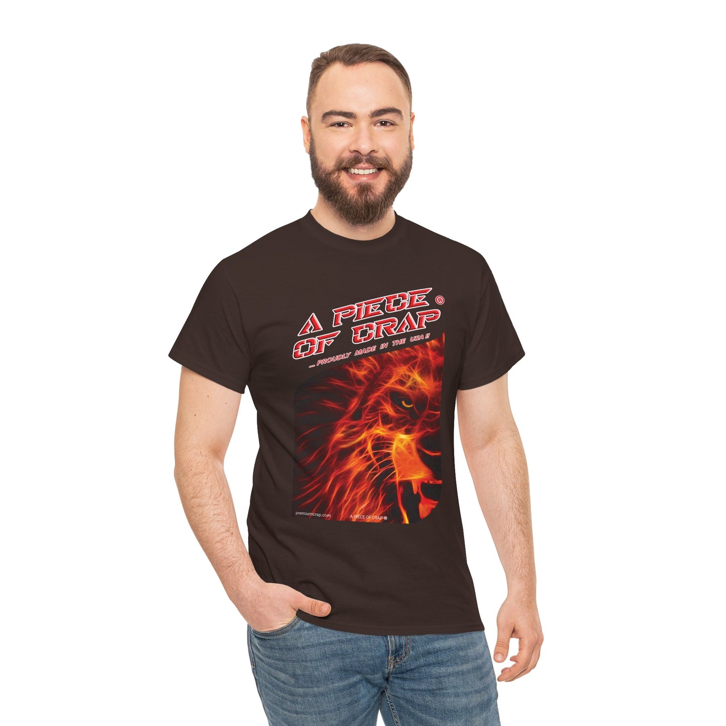 A Piece of Crap Men's Heavy Cotton Tee