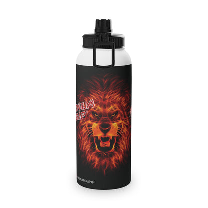 Premium Crap Stainless Steel Water Bottle, Sports Lid