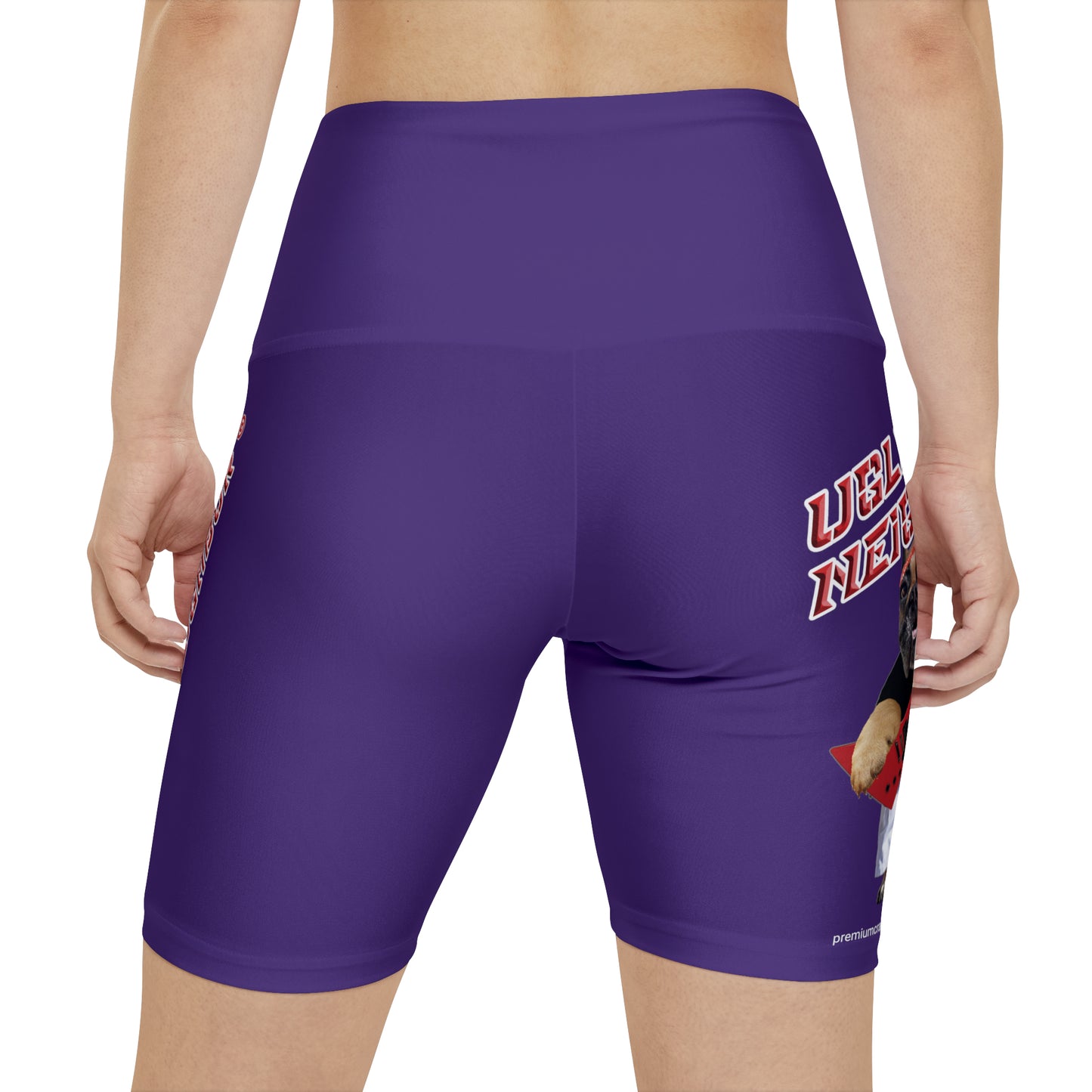 Ugly Neighbor WorkoutWit Shorts - Purple