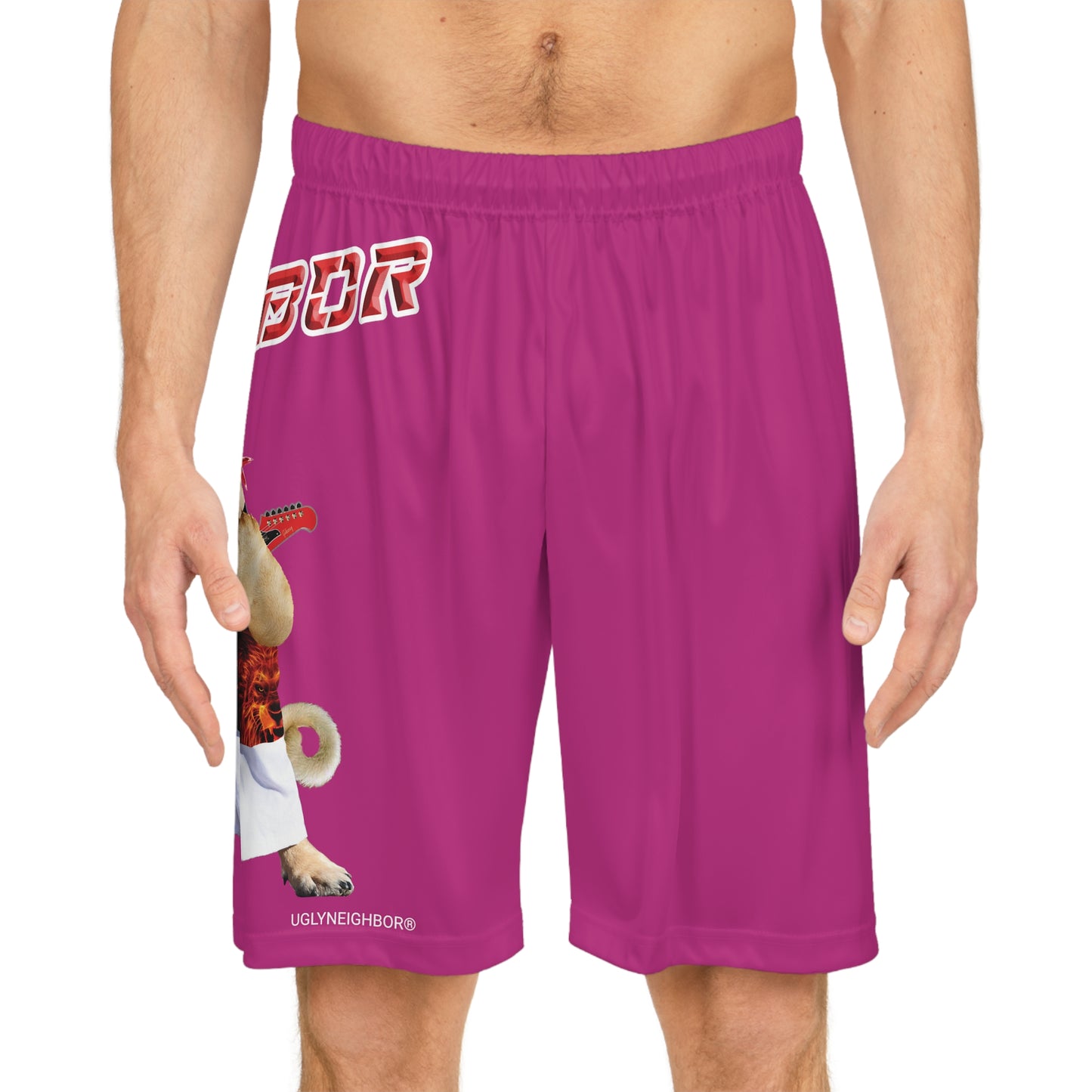 Ugly Neighbor BougieBooty Baller Shorts - Pink