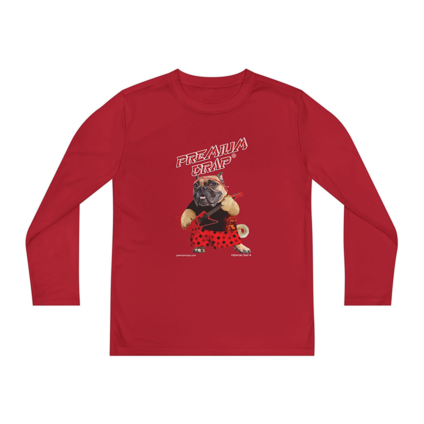 Premium Crap II Youth Long Sleeve Competitor Tee