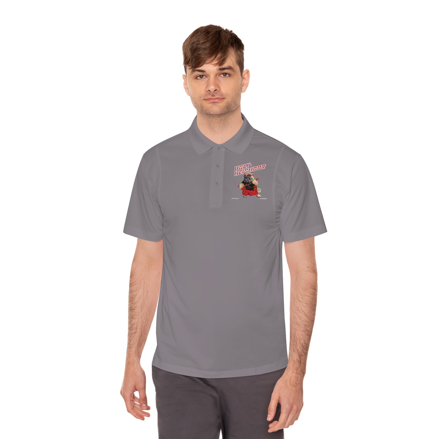 Ugly Neighbor II Men's Sport Polo Shirt