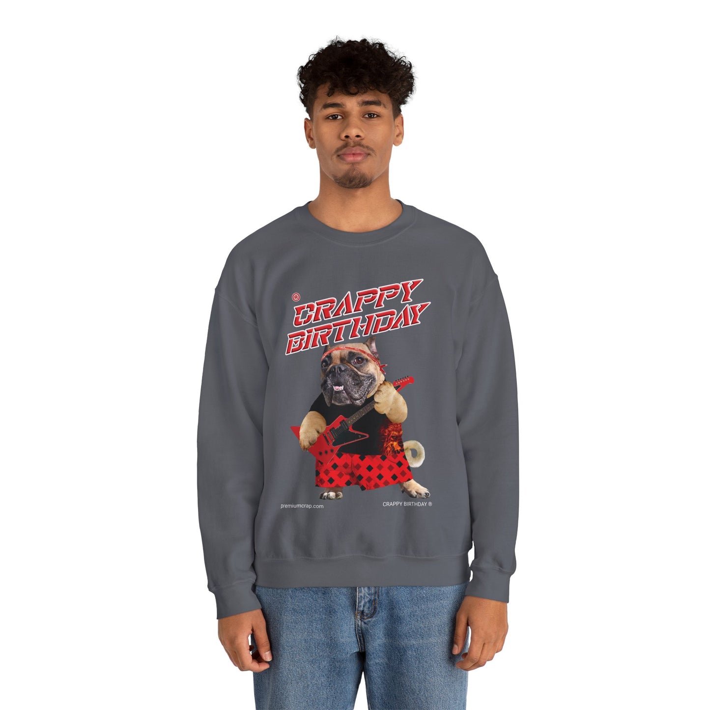 Crappy Birthday II Men's Heavy Blend Crewneck Sweatshirt