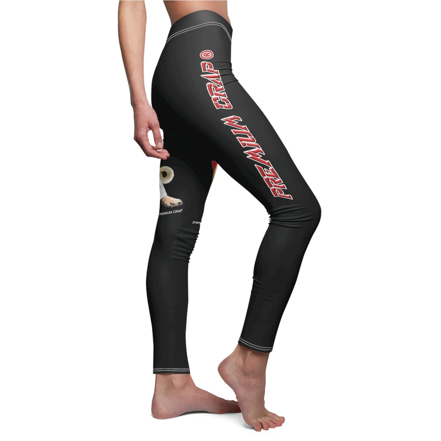 Premium Crap Women's Cut & Sew Casual Leggings