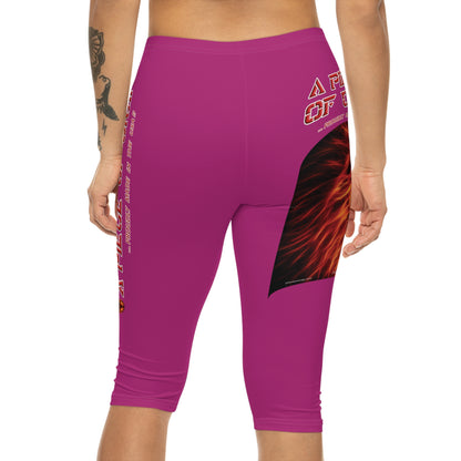 A Piece Of Crap Capri-Cious Leggings - Pink