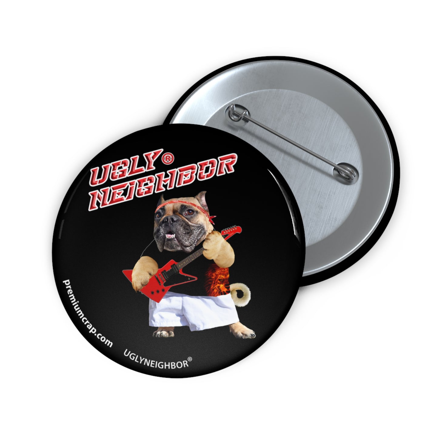 Ugly Neighbor Pin Buttons