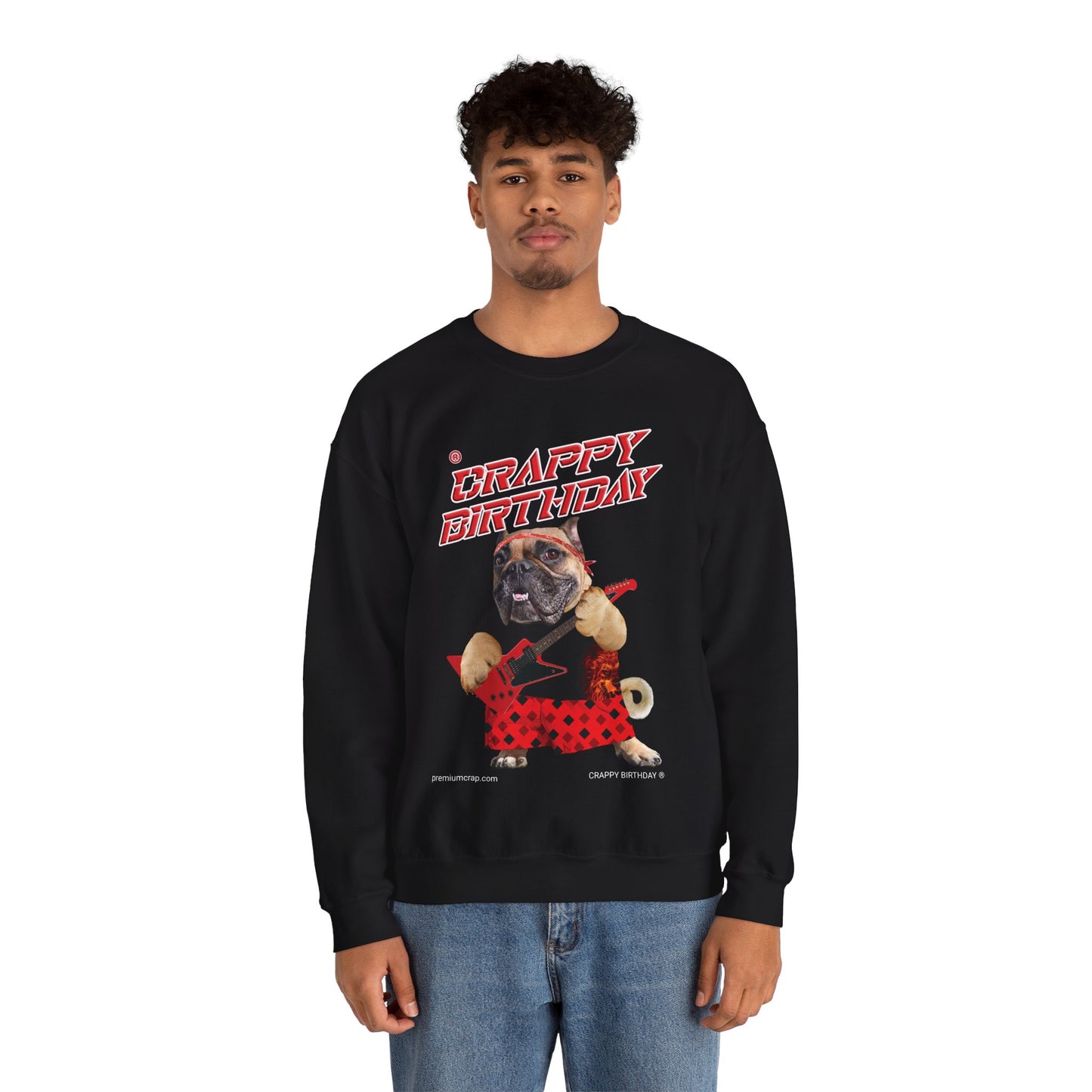 Crappy Birthday II Men's Heavy Blend Crewneck Sweatshirt