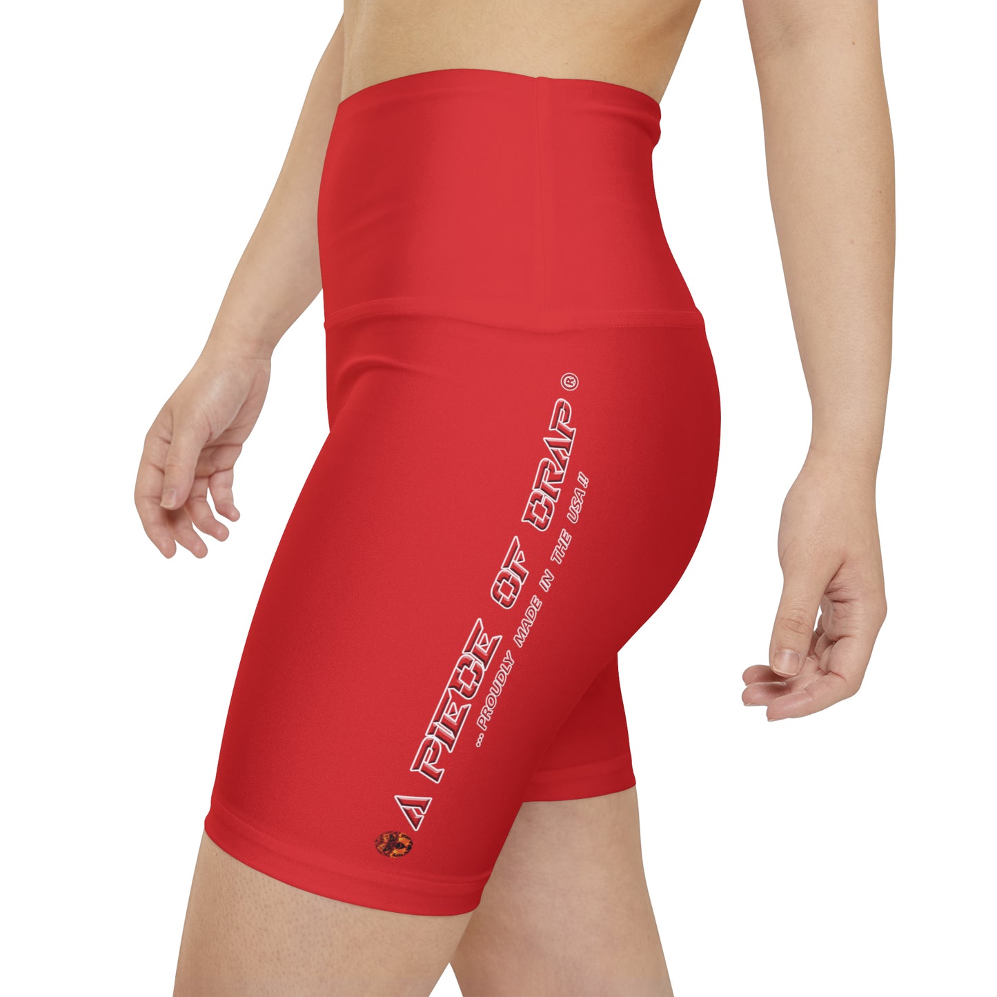 A Piece Of Crap WorkoutWit Shorts - Red