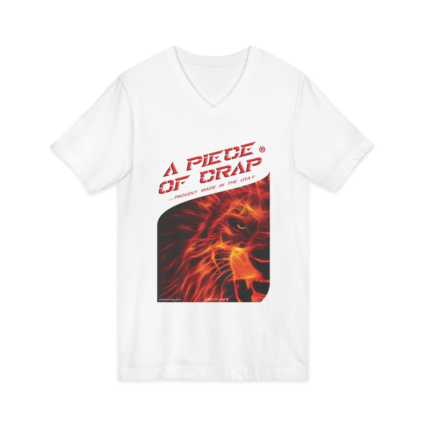 A Piece Of Crap Jersey Short Sleeve V-Neck Tee