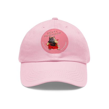 Ugly Neighbor II Dad Hat with Leather Patch (Round)