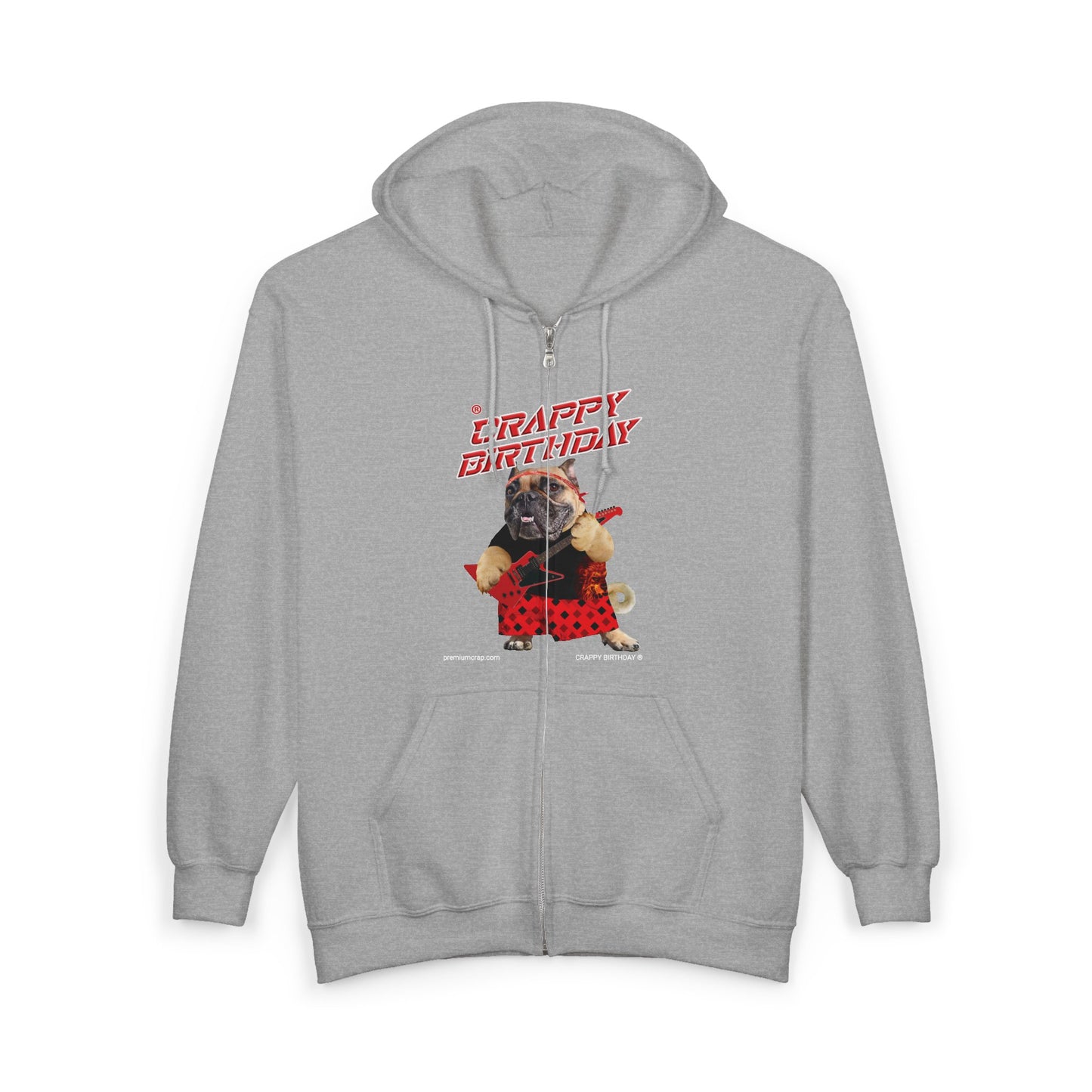 Crappy Birthday II Heavy Blend Full Zip Hooded Sweatshirt