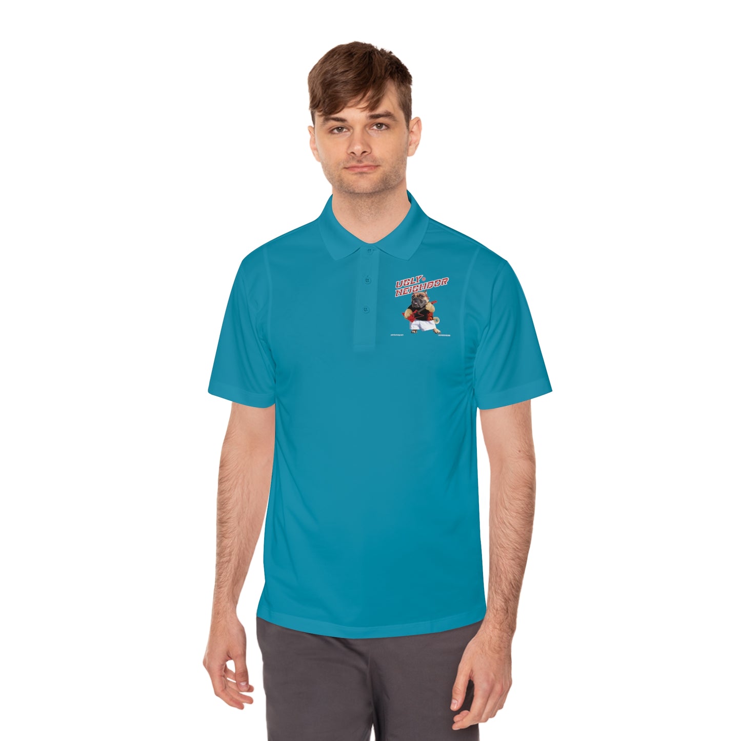 Ugly Neighbor Men's Sport Polo Shirt