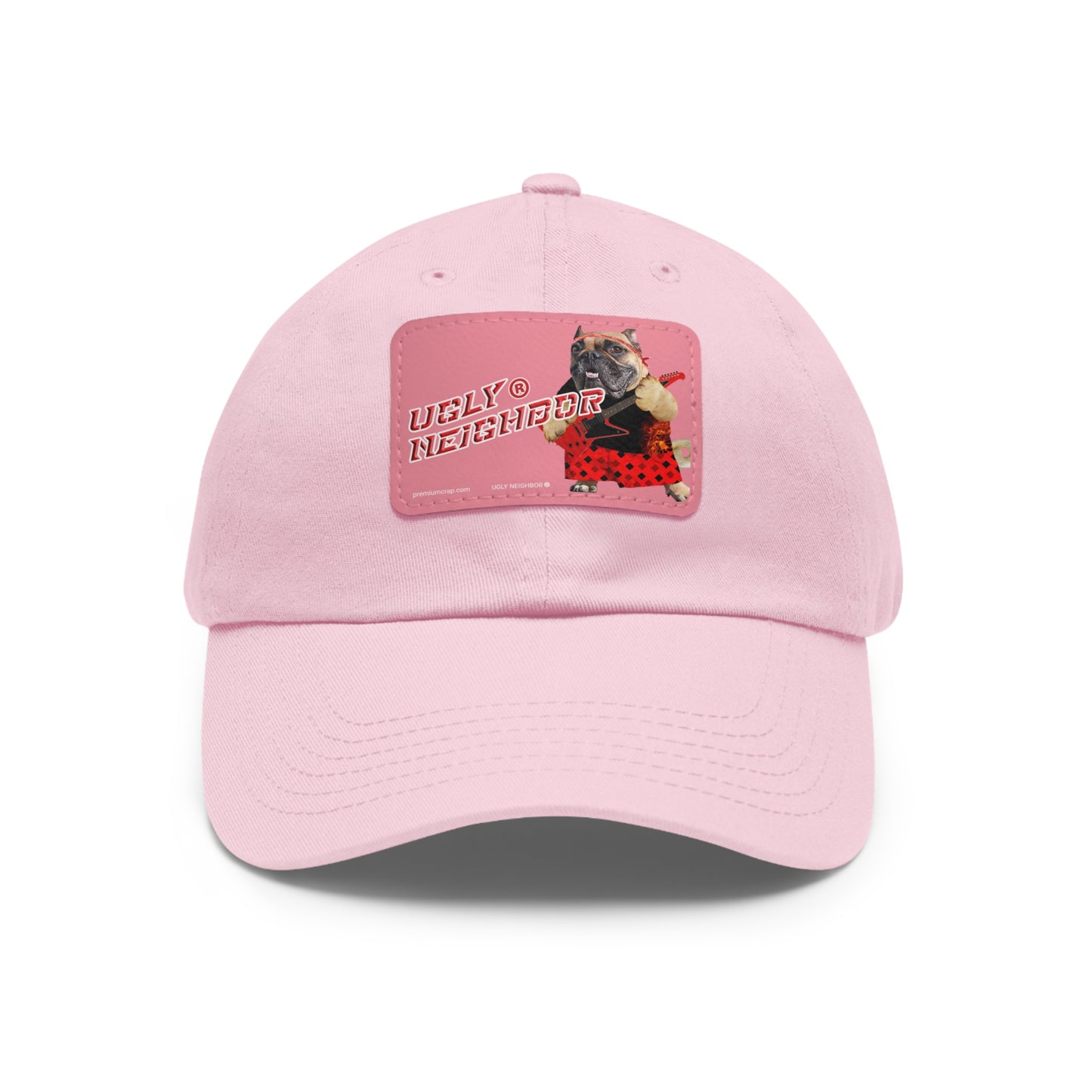 Ugly Neighbor II Dad Hat with Leather Patch (Rectangle)