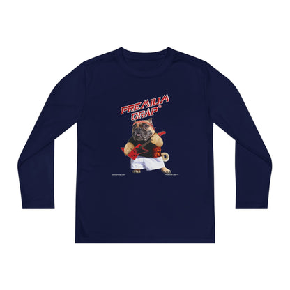 Premium Crap Youth Long Sleeve Competitor Tee